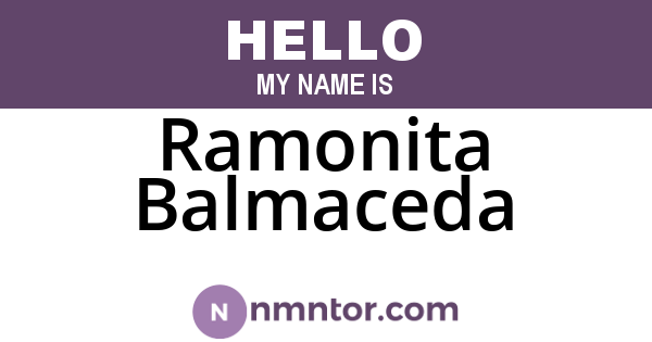 Ramonita Balmaceda