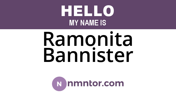 Ramonita Bannister