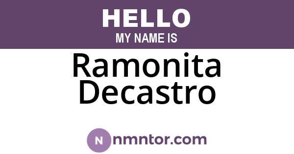 Ramonita Decastro