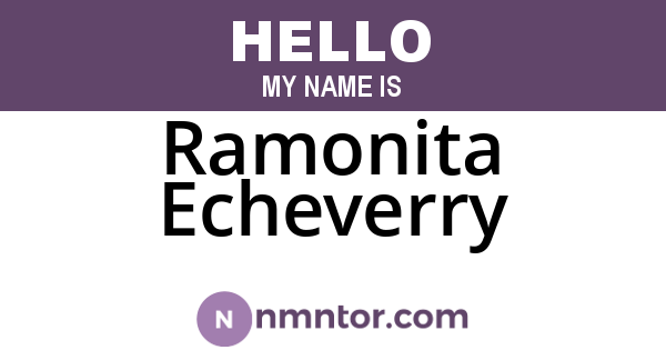 Ramonita Echeverry
