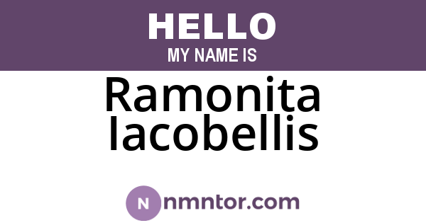 Ramonita Iacobellis