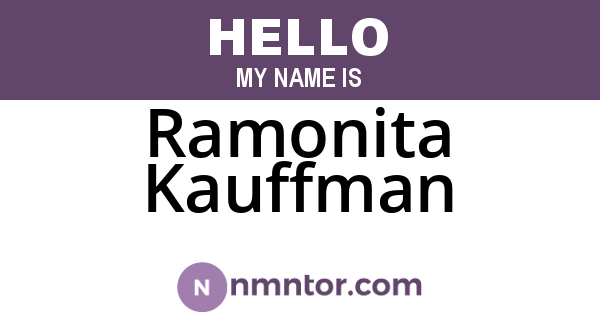 Ramonita Kauffman