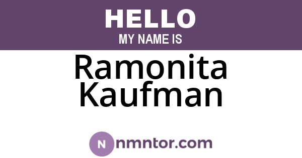 Ramonita Kaufman