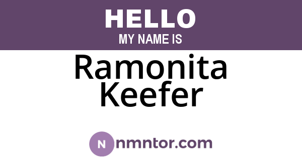 Ramonita Keefer