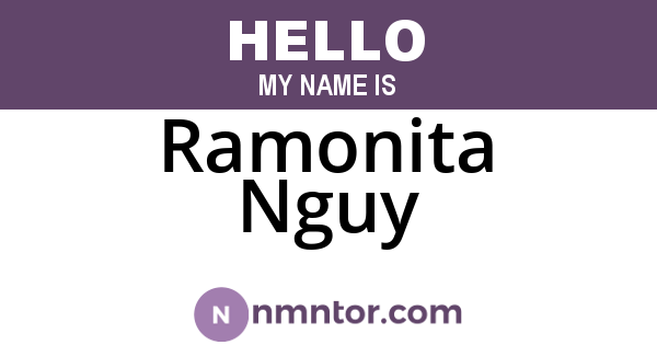 Ramonita Nguy