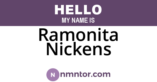 Ramonita Nickens
