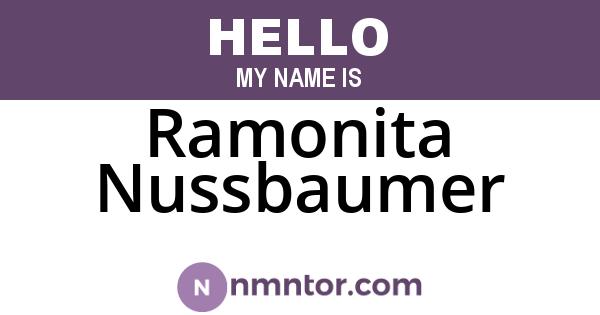 Ramonita Nussbaumer