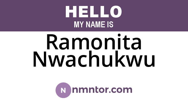 Ramonita Nwachukwu