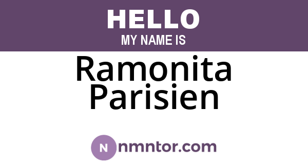 Ramonita Parisien