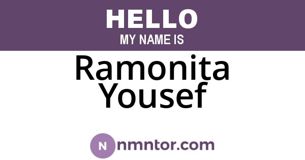Ramonita Yousef
