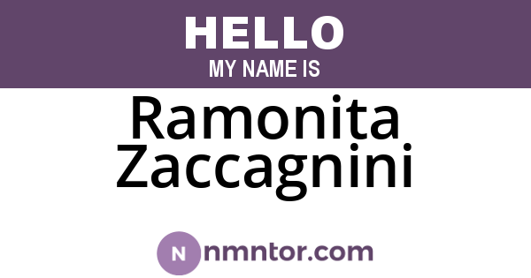 Ramonita Zaccagnini