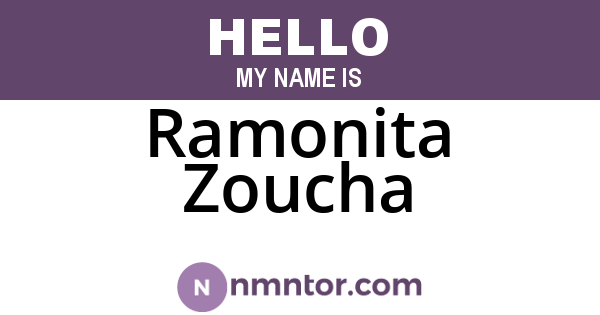 Ramonita Zoucha