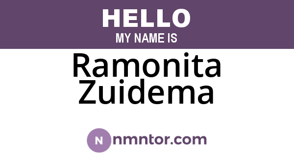 Ramonita Zuidema