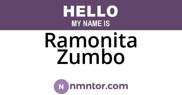 Ramonita Zumbo