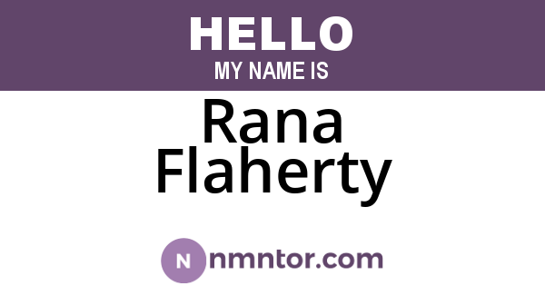 Rana Flaherty