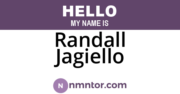 Randall Jagiello