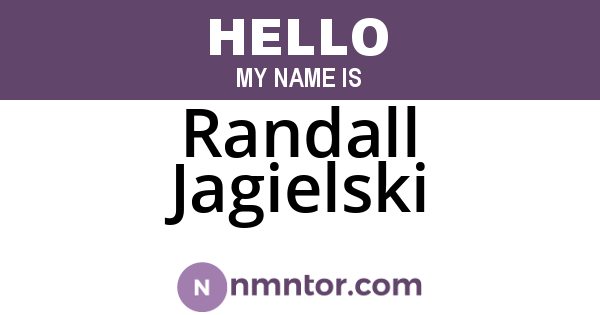 Randall Jagielski