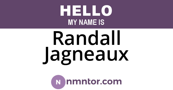 Randall Jagneaux