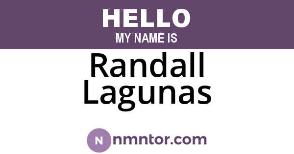 Randall Lagunas