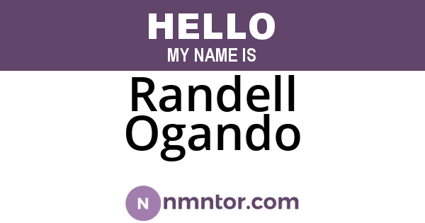 Randell Ogando