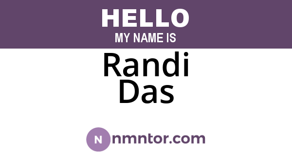 Randi Das