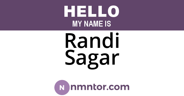 Randi Sagar