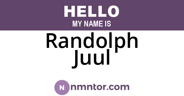 Randolph Juul