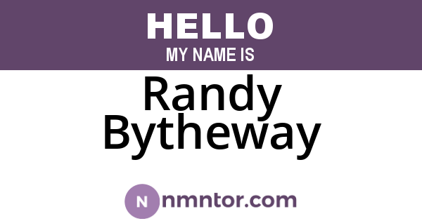 Randy Bytheway