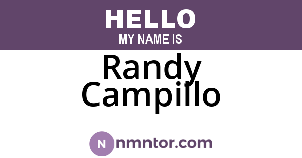 Randy Campillo