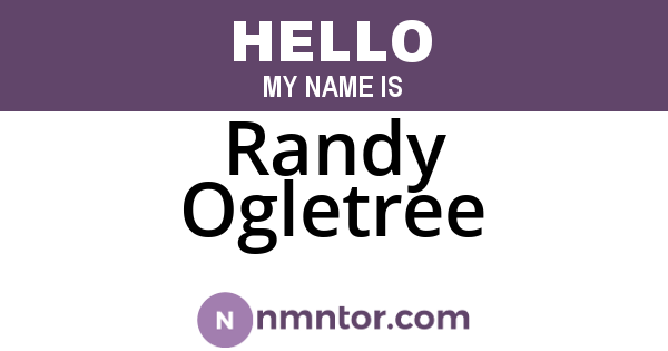 Randy Ogletree
