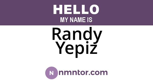 Randy Yepiz