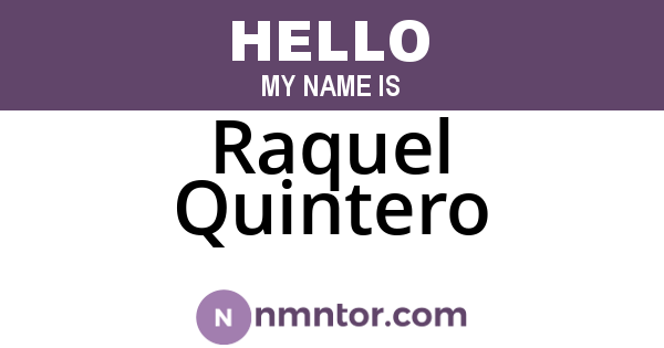 Raquel Quintero
