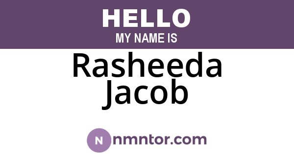 Rasheeda Jacob
