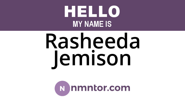 Rasheeda Jemison