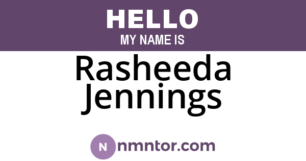 Rasheeda Jennings