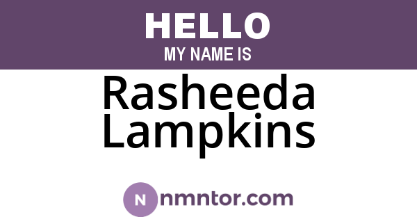 Rasheeda Lampkins