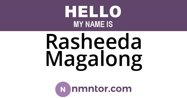 Rasheeda Magalong