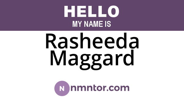 Rasheeda Maggard