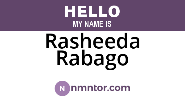 Rasheeda Rabago