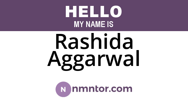 Rashida Aggarwal