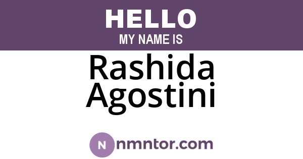 Rashida Agostini