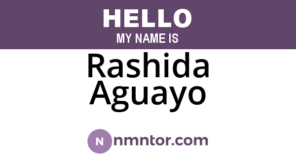 Rashida Aguayo