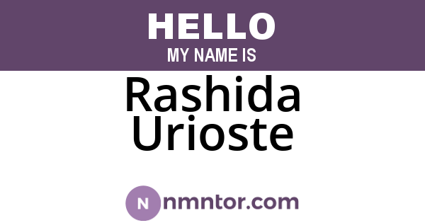 Rashida Urioste