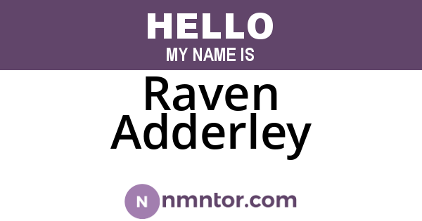 Raven Adderley