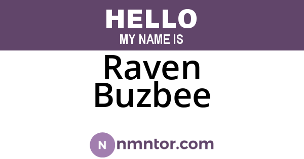 Raven Buzbee
