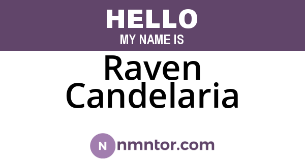 Raven Candelaria