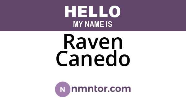 Raven Canedo