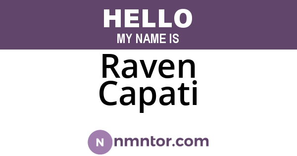 Raven Capati