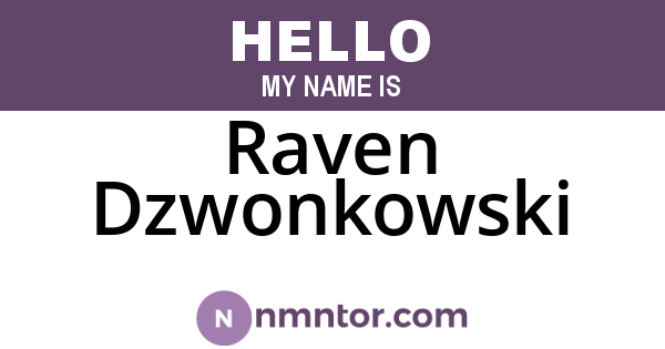 Raven Dzwonkowski