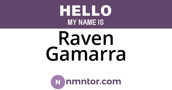 Raven Gamarra